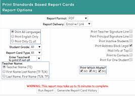 Copy and paste these report card comments for your students. Print Standards Based Report Cards Aeries Software