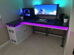 Find out how to make this table here. Ikea Table For Pc Gaming Novocom Top