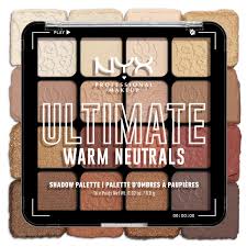nyx professional makeup ultimate color shadow palette warm neutrals