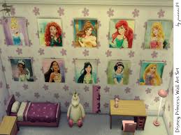 disney princess wall art for kids set
