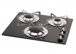3 Burner Flush Fitting Gas Stove With