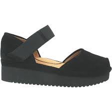 Lamour Des Pieds Amadour Black Suede Platform Sandals
