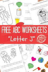 free letter j worksheets for pre