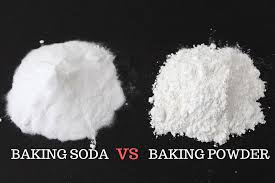 Perbedaan bolu pisang dengan soda kue dan baking powder / karena baking powder sudah merupakan campuran dari baking sida dan asam. Perbezaan Antara Soda Bikarbonat Baking Powder Baking Soda