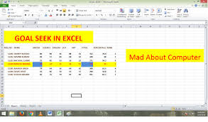 What If Analysis In Excel And How Goal Seek Data Table And