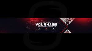 Top Gaming Banner Youtube Channel Art Photoshop Template