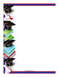 Mortarboards And Diplomas Are Featured On This Graduation Themed