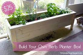 diy herb planter box 25 herb
