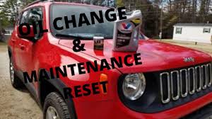 jeep renegade oil change maintenance