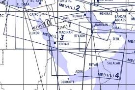 High And Low Altitude Enroute Chart Middle East Me H L 3 4 Jeppesen Me H L 3 4