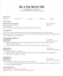 Basic Resume Template Word Basic Resume Format Word Format For