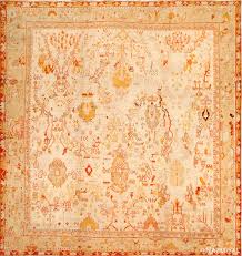 ivory antique oushak turkish rug 49323