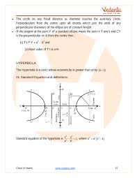 Conic Sections Class 10 Notes Cbse