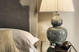 size lamp for your bedside table