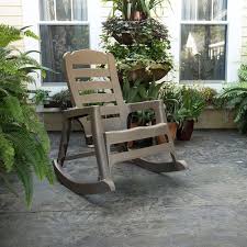Big Easy Plastic Outdoor Rocking Chair