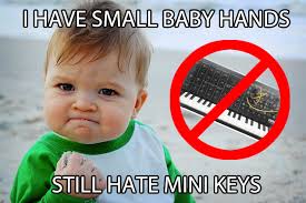 Baby hates mini keys - incyPa0