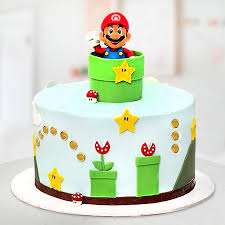 Mario is made from a chocolate stout cake with vanilla icing. Order Super Mario Cake Online Price Rs 4999 Floweraura