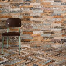 Loft Mixed Distressed Wood Effect Tile