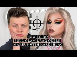 how to do full glam drag queen makeup
