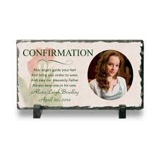 personalized confirmation photo slate