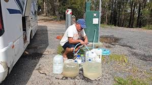 Sometimes you'll see signs that the dump station is only for registered campers, but usually if you have a state park pass, no one seems to have a problem with using the dump station fill an rv tank with water. Finding Water As You Travel Indefinite Leave