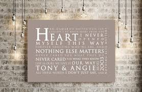 ~~~~~ so close, no matter how far couldn't be much more from the heart. Metallica Nothing Else Matters Inspired Lyric Art Personalised Typogr Velvetprints