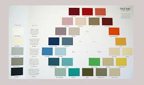 Chalk Paint Color Card By Annie Sloan