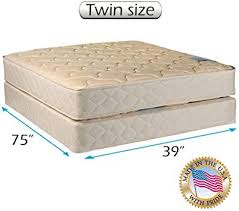Whether your twin mattress is for you, your child, a friend or along with a mattress, a traditional box spring or the newer low profile box spring make a mattress set. Chiro Premier Orthopedic Gentle Firm Beige Twin 39 Quot X75 Quot X9 Quot Mattress And Box Spring Set Fully Spring Set Twin Mattress Set Full Mattress Set