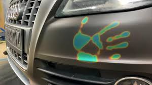 Temperature Painting On An Audi A4 From