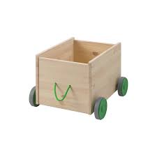 FLISAT tekerlekli oyuncak kutusu, 44x39x31 cm | HouseMax