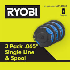 ryobi one 0 065 spool 3 pack