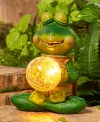 Meditation Pose Frog Turtle Statue