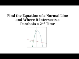 Find The Equation Of A Parabola Given 2