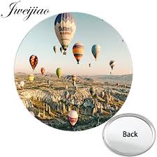 The göreme open air museum is the most visited site of the monastic communities in cappadocia (see churches of göreme, turkey) and is one of the most famous sites in central turkey. Jweijiao Romantic Turkey Fire Or Hot Air Balloon One Side Flat Mini Pocket Mirror Makeup Vanity Hand Travel Purse Mirror Makeup Mirrors Aliexpress