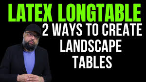 latex longtable latex tutorial on