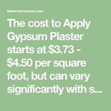 Pin On Gypsum Plaster Cost Info