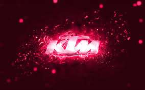 wallpapers ktm pink logo 4k
