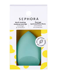 sephora collection multi tasking makeup sponge coverage and correction blue one size