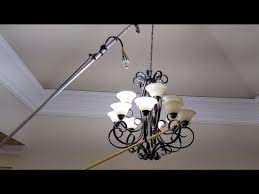 change very high light bulbs without a