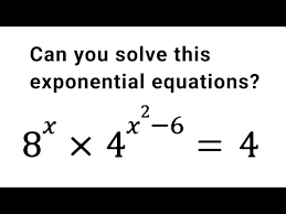 How To Solve The Exponential Equation