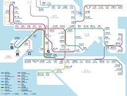 hong kong metro map subway map mtr