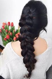 A simple hairdo with minimal upkeep, braids will keep your hair out of your face and make you this is perfect if you already have micro braids and want to change up your style in a snap. Clip In Hair Extensions Dark Brown Color 2 160 Grams Hair Beauty Hair Styles Long Hair Styles