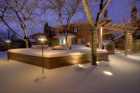 Winter Outdoor Lighting Design Ideas