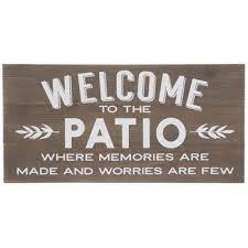 Patio Wood Wall Decor Hobby Lobby