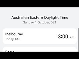 daylight saving in victoria australia