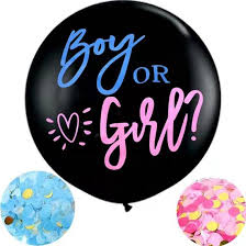 cf balloons gender reveal party