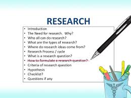   Steps in writing Research paper 