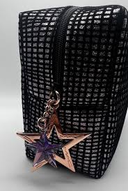 mac cosmetics makeup bag zippered star