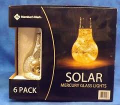 members mark solar mercury glass lights