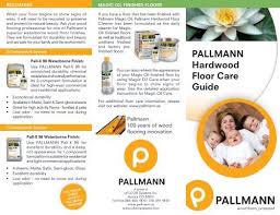 Pallmann Hardwood Floor Care Guide